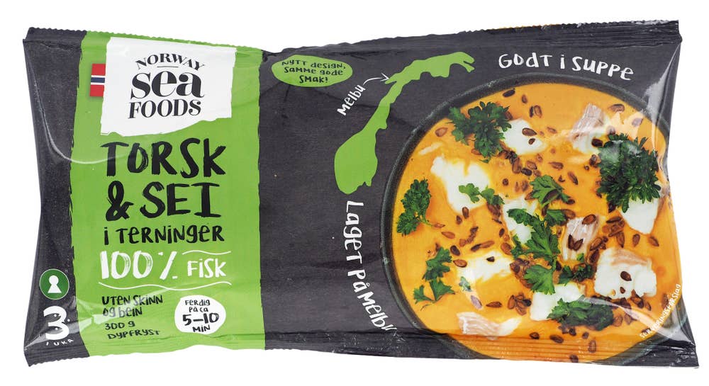 NWS Torsk og sei i terninger