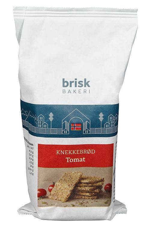 Brisk Knekkebrød med Tomat Glutenfri