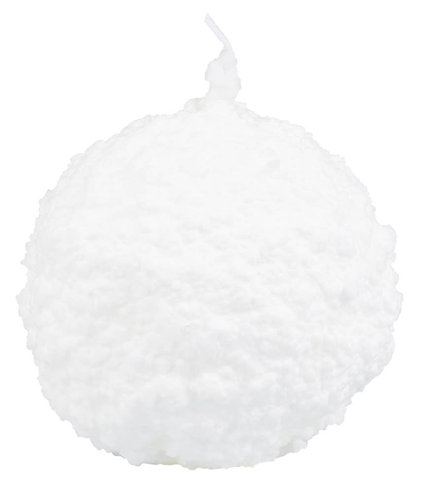 R Kulelys i snøball-form ø 8,5 cm