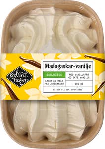 Kolonihagen Økologisk iskrem med madagaskar-vanilje