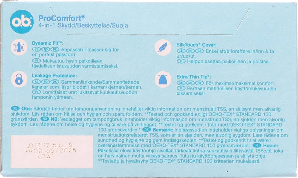 O.B.® ProComfort® Mini 16 stk