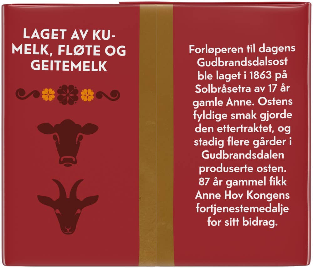 TINE Anno 1863 Gudbrandsdalsost