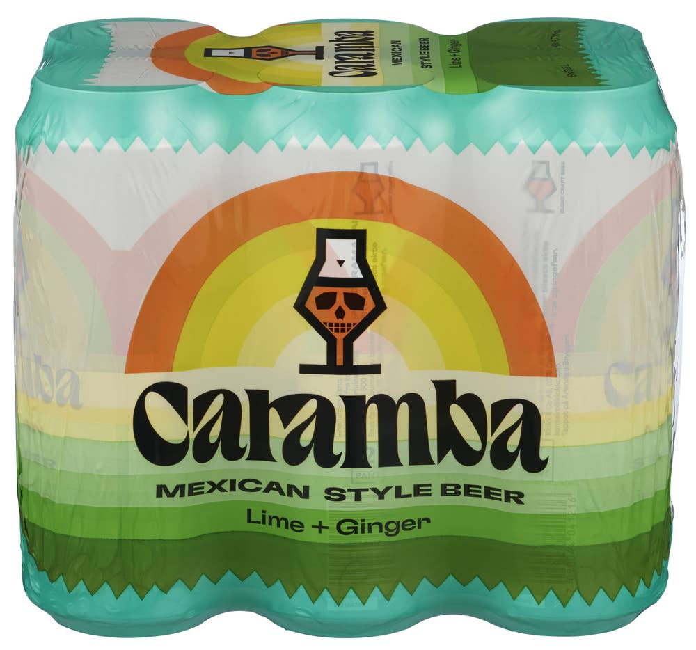 Klokk Caramba Sommerøl Lime + Ingefær 6 x 0,5L