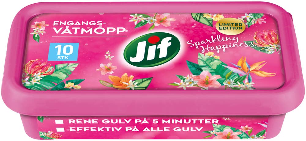 Jif Engangsvåtmopp Sparkling happiness