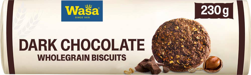 Wasa Fullkornskjeks Dark Chocolate
