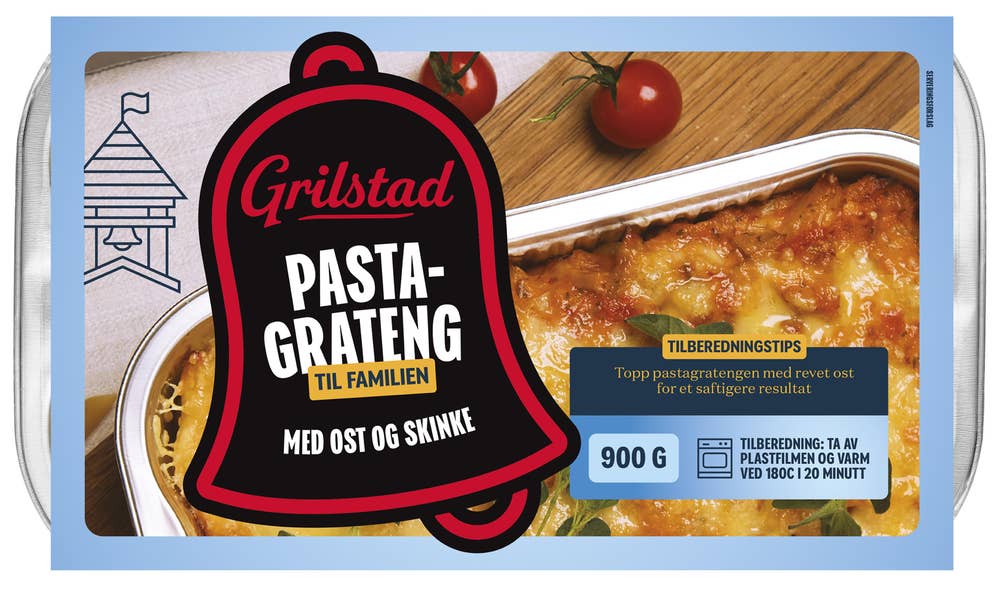 Grilstad Pastagrateng Med Ost & Skinke