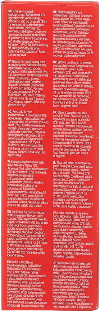 Sun Lolly jordbær 8 stk