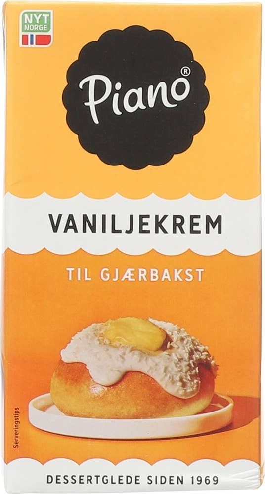 Piano Vaniljekrem Til Gjærbakst, 0,5 l