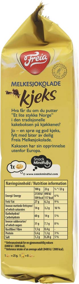 FREIA Melkesjokoladekjeks