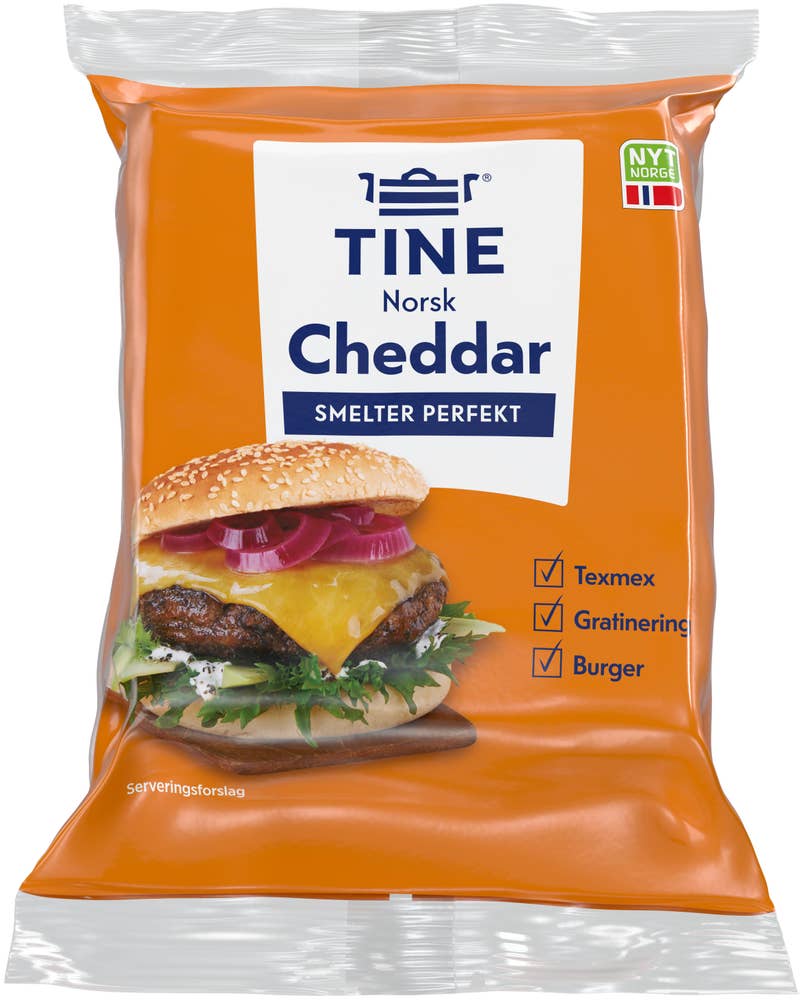 TINE Norsk cheddar mild bit