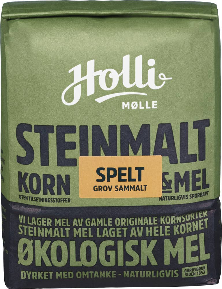 Holli Mølle Spelt grov sammalt Økologisk