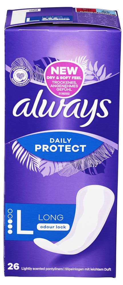 Always Truseinnlegg Large Lett parfymert