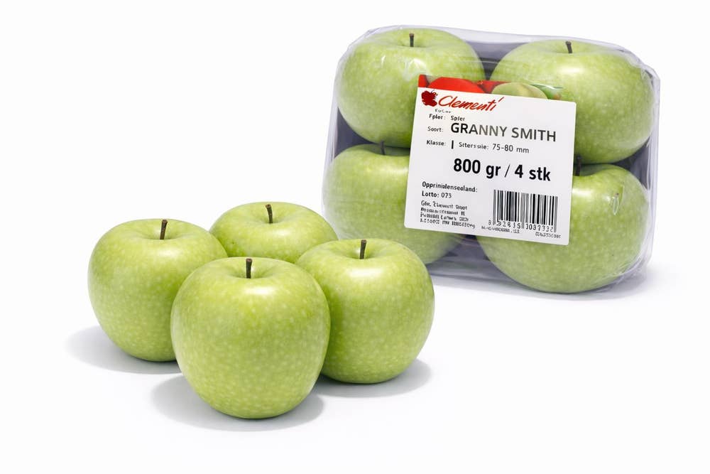 Epler, grønne, 4 pk Granny Smith, Italia