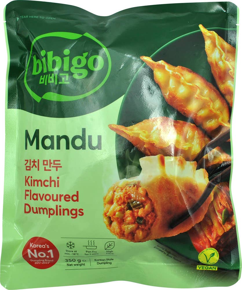 BIBIGO Mandu Kimchi flavoured dumplings