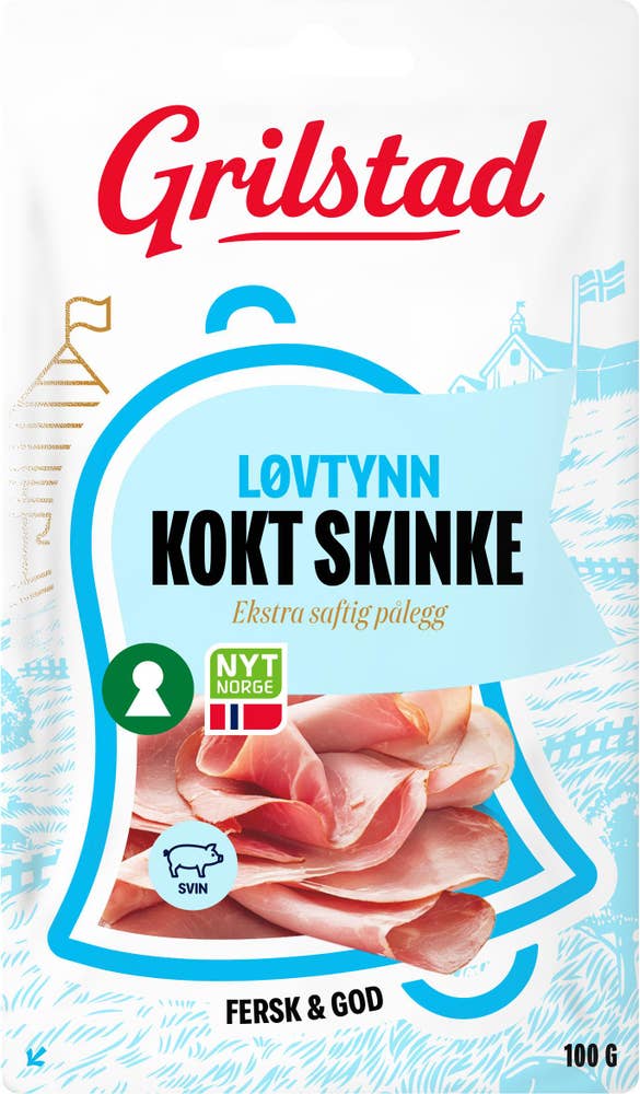 Løvtynn Kokt Skinke 100 g
