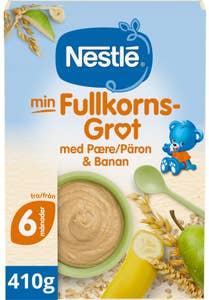 Nestlé Min Fullkornsgrøt Pære og banan Fra 6 mnd