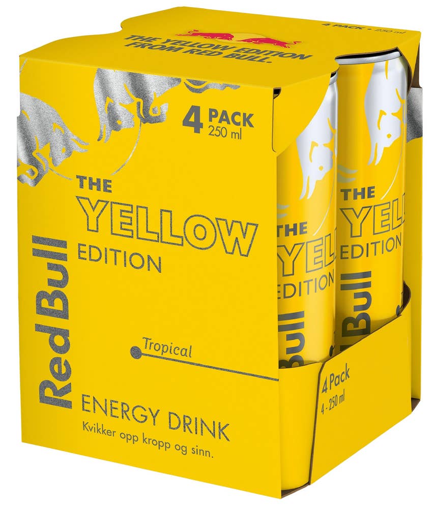 Red Bull Yellow Edition Tropical 4x250 ml