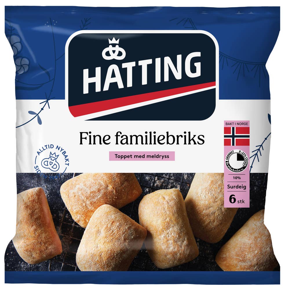 Hatting Fine Familiebriks 6 stk