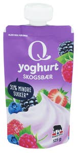 Q frokostyoghurt skogsbær Porsjonspose
