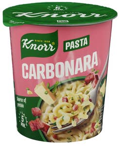 Knorr Pasta carbonara Smårett i kopp