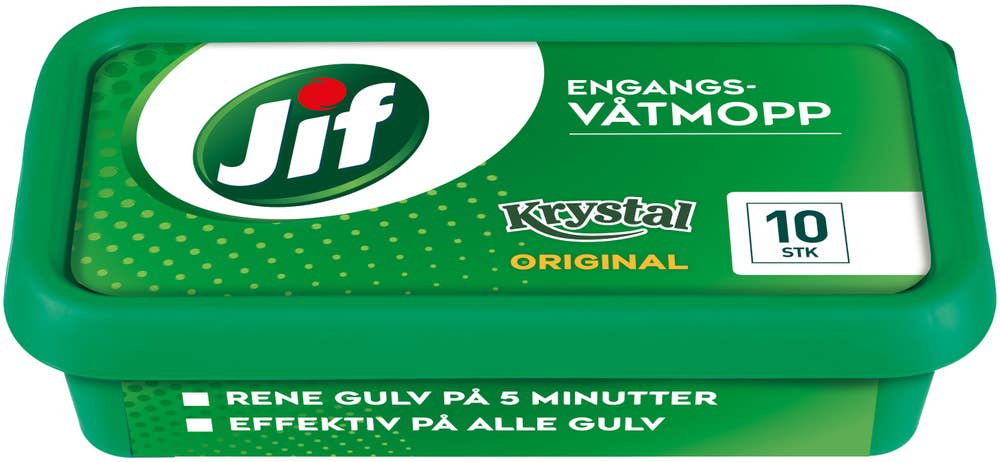 Jif Engangsvåtmopp Krystal