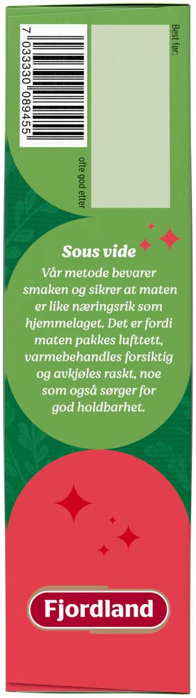 Fjordland Svinekjøtt i fløtesaus