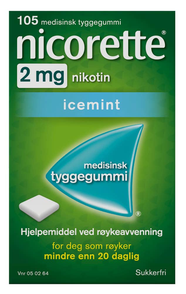 Nicorette Icemint 2 mg nikotin Tyggegummi
