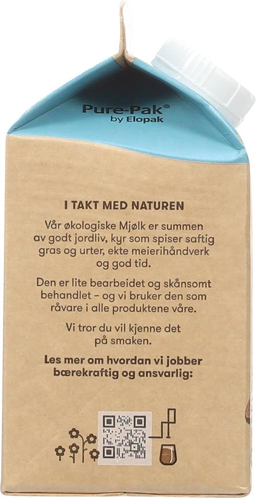 Rørosmeieriet Økologisk fersk iskaffe med mjølk Laktosefri