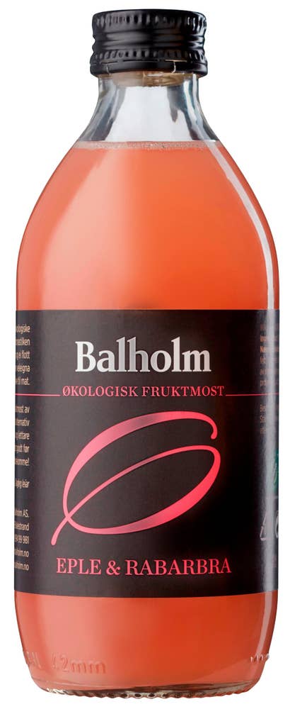 Balholm Økologisk eple- og rabarbrajuice