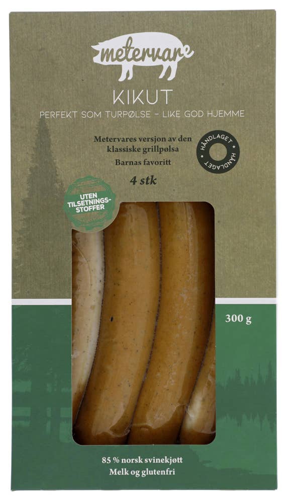 Metervare Kikut Klassisk grillpølse