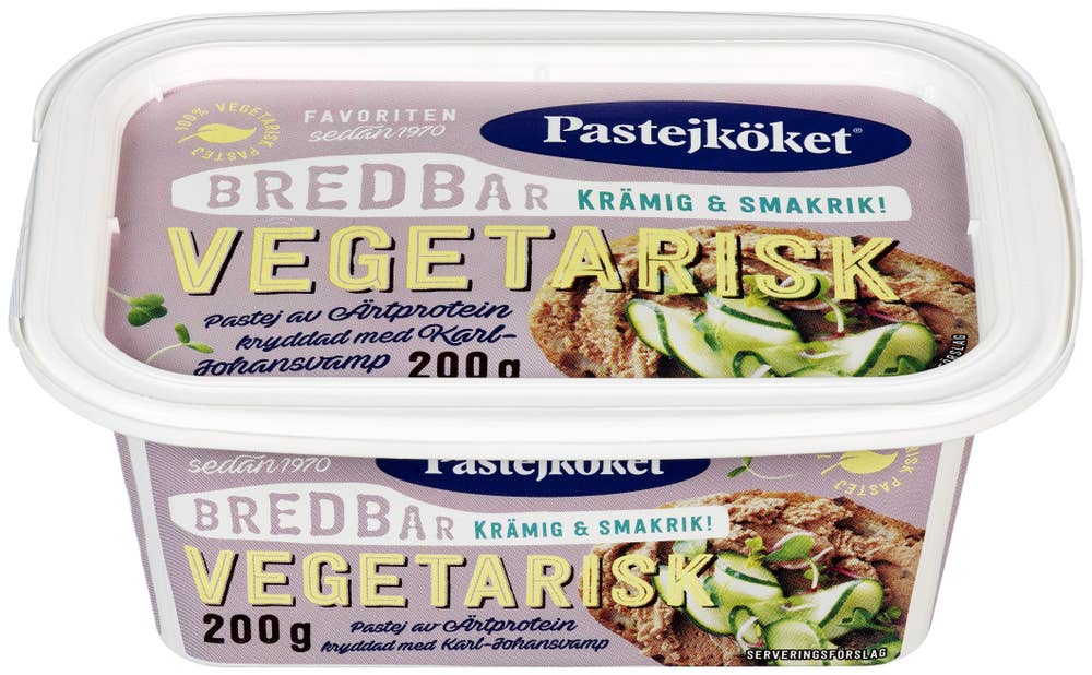 Vegetarpostei med steinsopp
