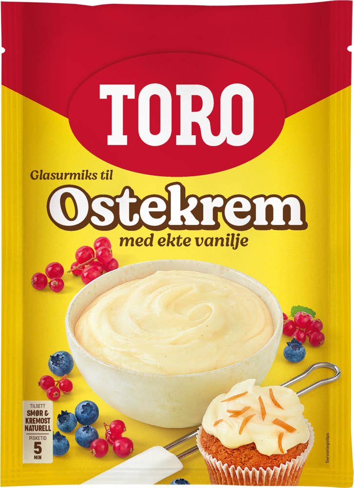 Toro Glasurmiks til ostekrem Med ekte vanilje