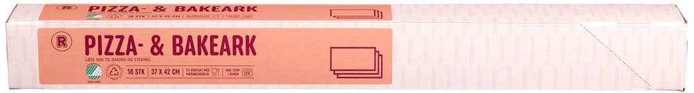 R Pizza- og bakeark