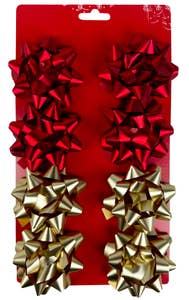 Per Arntzen Trading Gaverosetter Rødt og gyllent, 8 stk