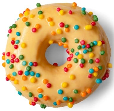 Mantinga Donut Banana Party 6 stk