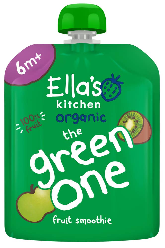 Ellas The Green One Fra 6 mnd, økologisk fruktsmoothie