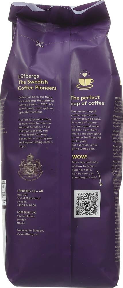 Löfbergs Espressobønner Extra dark roast