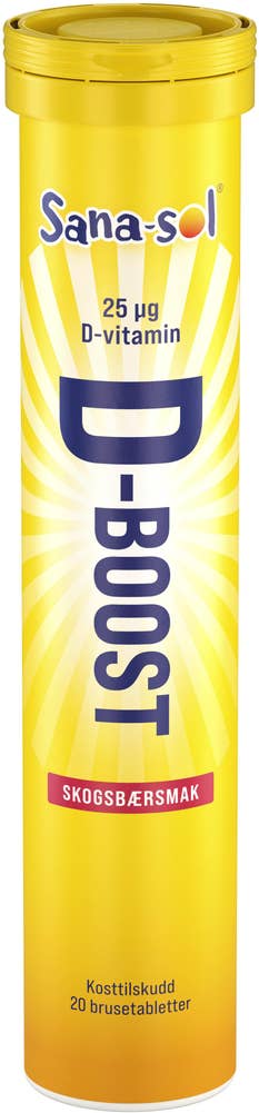 Sana-Sol D-boost 25µg Brusetabletter