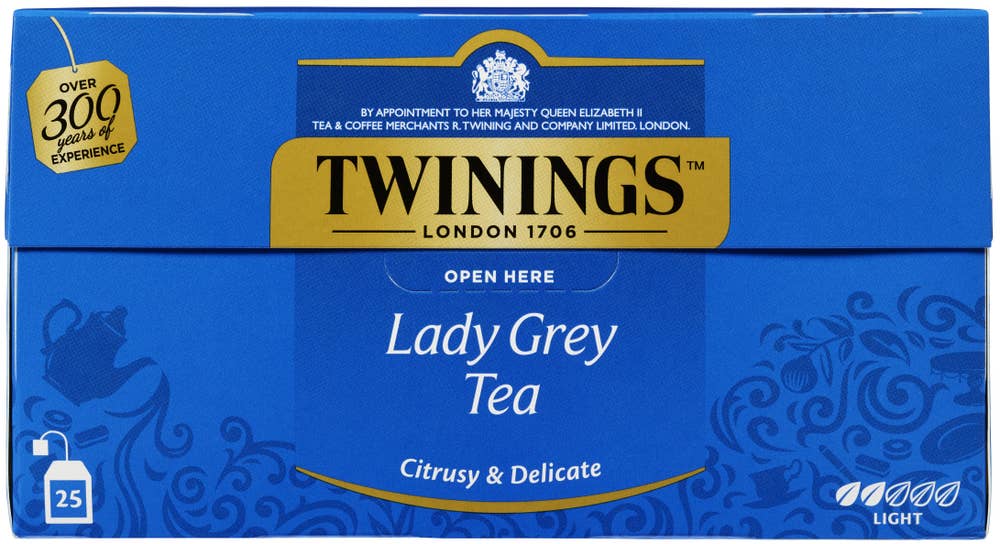 Twinings Lady Grey 25 poser
