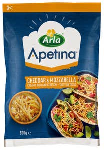 Apetina Cheddar og mozzarella