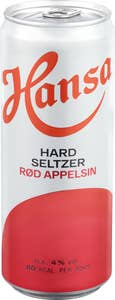 Hansa Hard seltzer Rød appelsin
