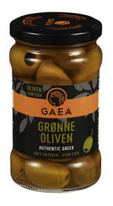 Gaea Grønne oliven Uten sten