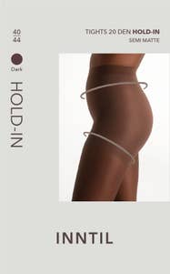 Inntil Strømpebukse Hold-In 20 DEN Mørk, str. 40-44, semi-matt