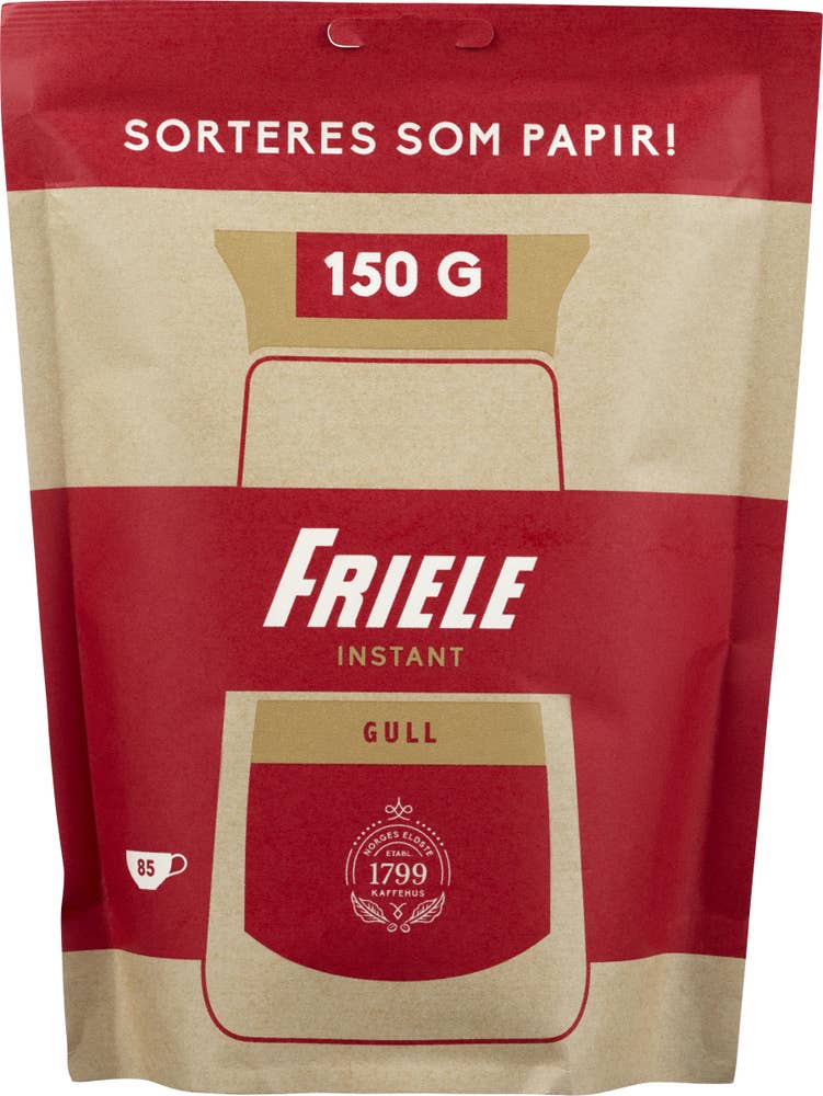 Friele Instant Gull refil Pulverkaffe