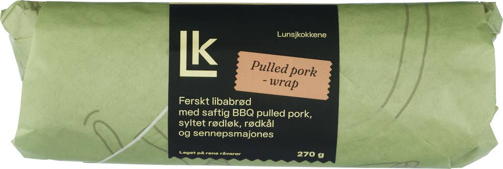 Kreativ Catering Wrap med pulled pork