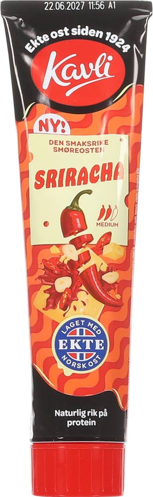 Smaksrik sriracha-ost 175 g