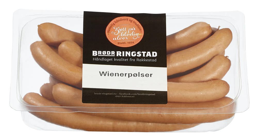 Brødr Ringstad Wienerpølser 10 Stk