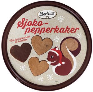 BERTHAS Sjokopepperkaker
