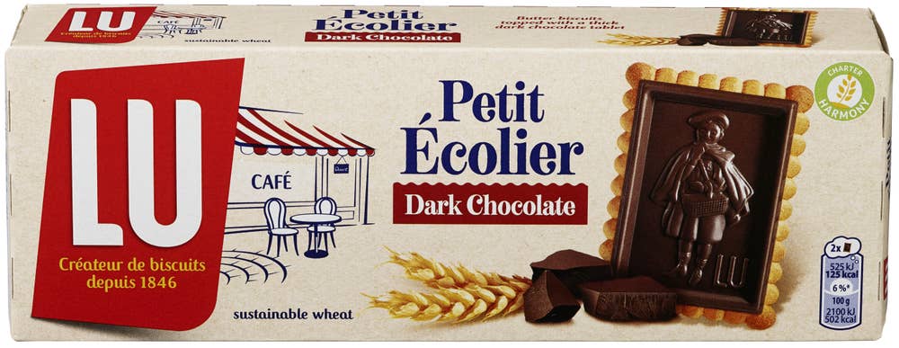 LU Kjeks Petit Écolier Dark Med mørk sjokolade