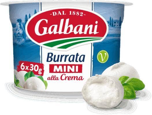 Galbani Burrata Mini 30g x 6 stk